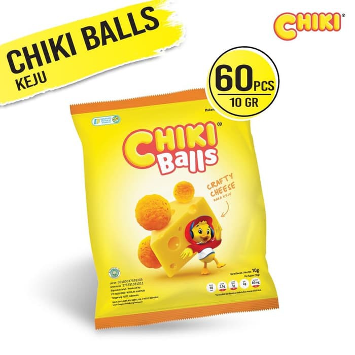 

Chiki Ball Keju 10 Gr 60 Pcs