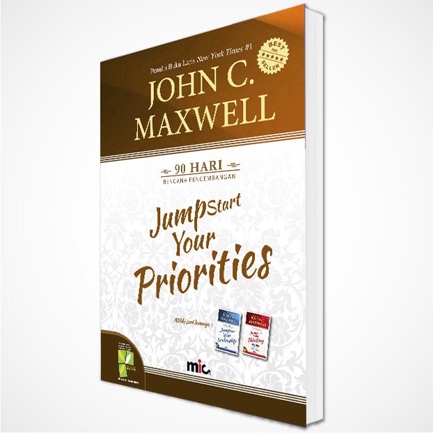 JUMPSTART YOUR PRIORITIES - JOHN C. MAXWELL (Bahasa Indonesia) Buku Pengembangan Diri