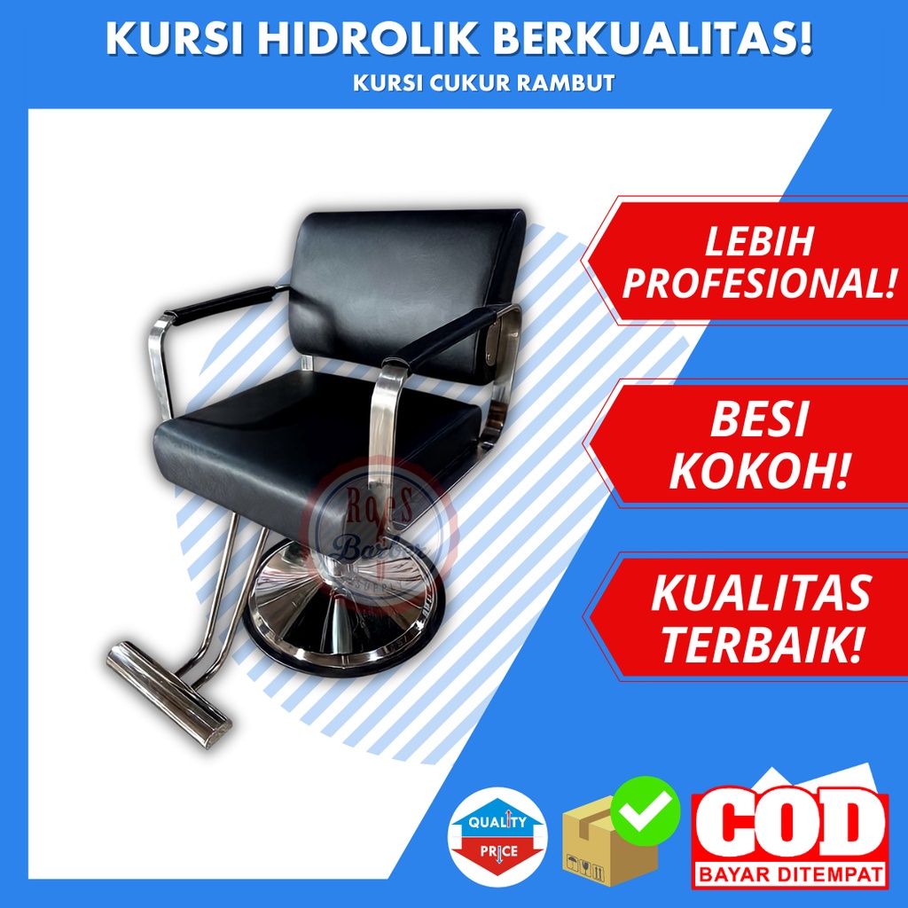 Kursi Barbershop / Cukur Rambut Hidrolik Y - 7 Untuk Pangkas Barber dan Salon
