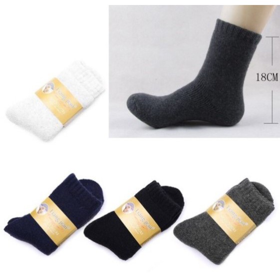 Kaos Kaki Musim Dingin Pria / Wanita Wool Bulu Domba Import Tebal Hangat / Winter Thermal Socks