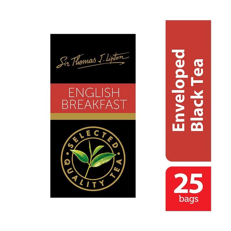 Teh Lipton Sir Thomas Lipton Enveloped English Breakfast 25 pcs