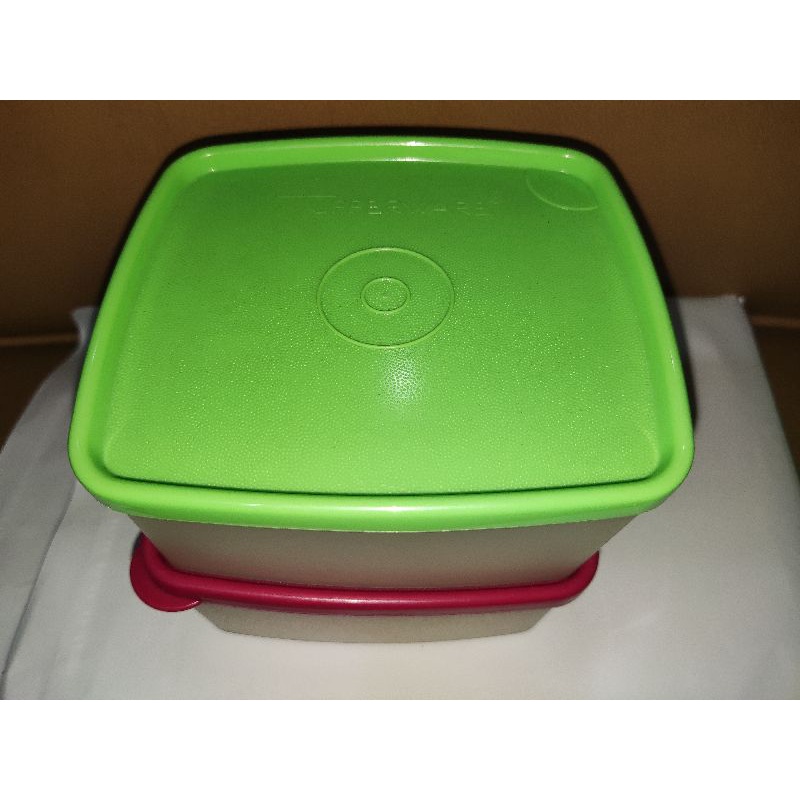 TUPPERWARE RECTANGLE CONTAINER ORIGINAL KOTAK MAKAN LUNCH BOX