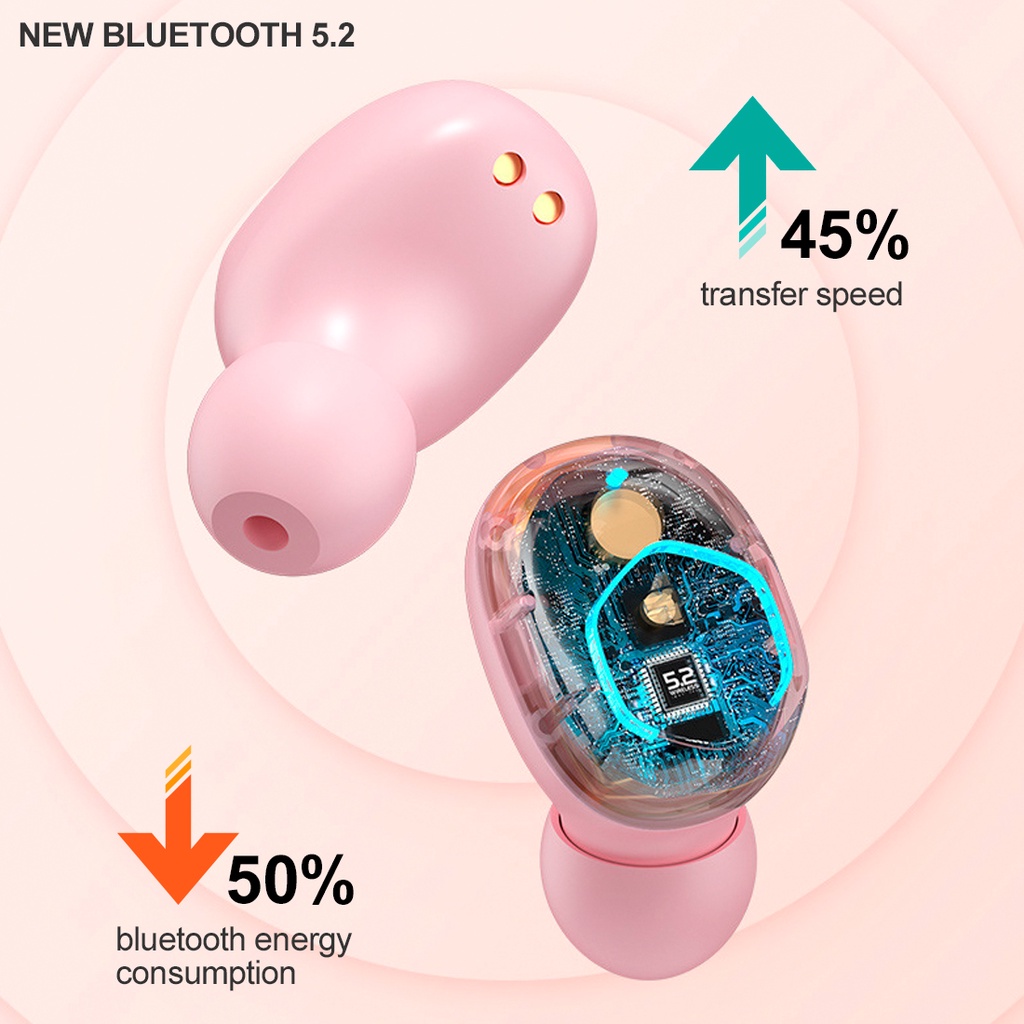 BENCO TWS Wireless Earbud BT 5.2 Low Latency Waterproof Colorful M13