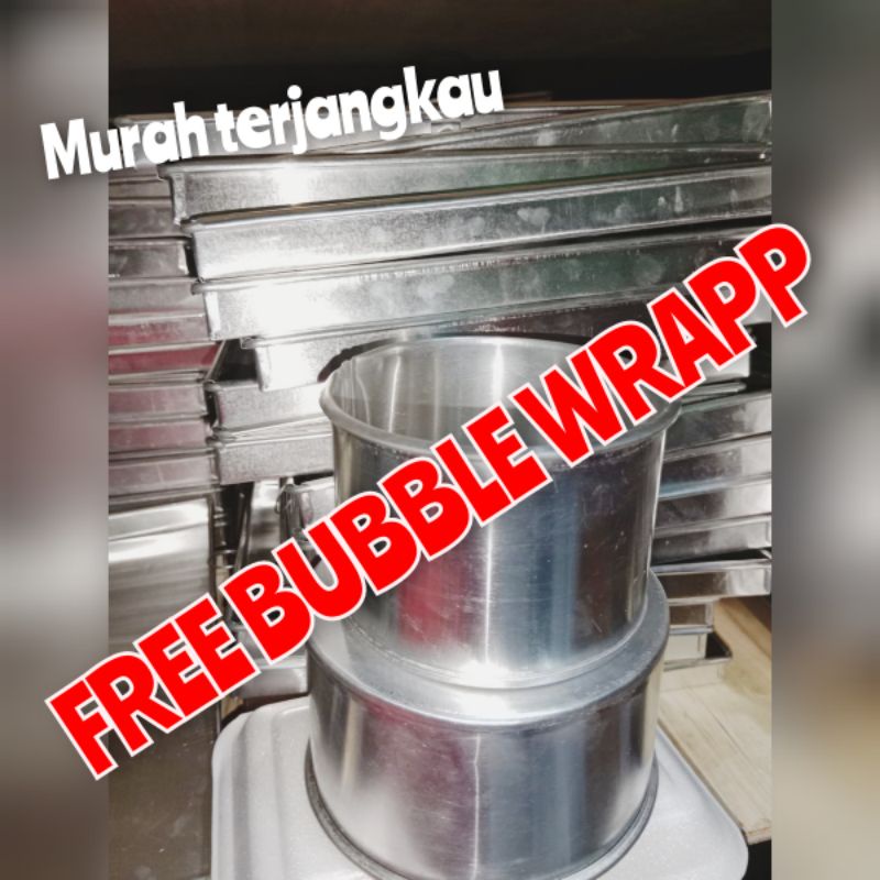 harga promo loyang bolu bulat 10x4 dan 10x7 12x7 12x4 free buble langsung dari pengrajin lumayan tebal