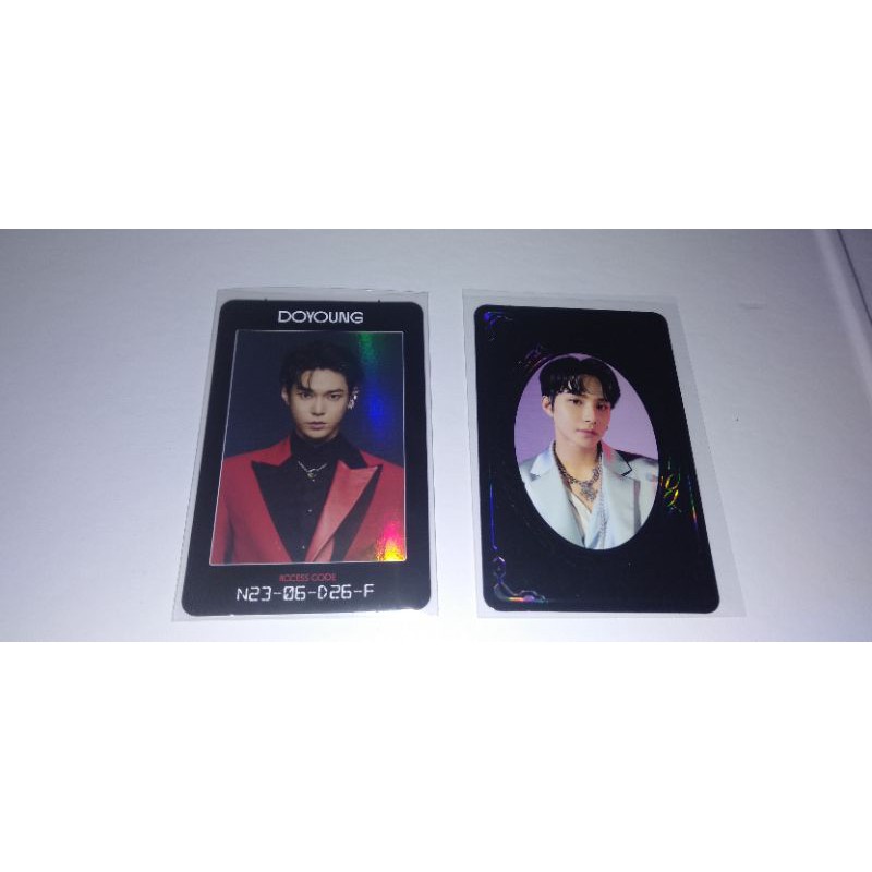 access card doyoung & yearbook jungwoo resonance NCT 2020