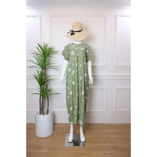 [bisa COD] kinan dress [daster rayon] daster adem [daster sematakaki] daster busui