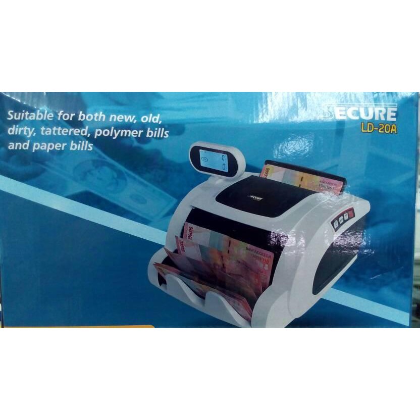 Secure LD-20A Mesin hitung uang / penghitung uang / Money counter