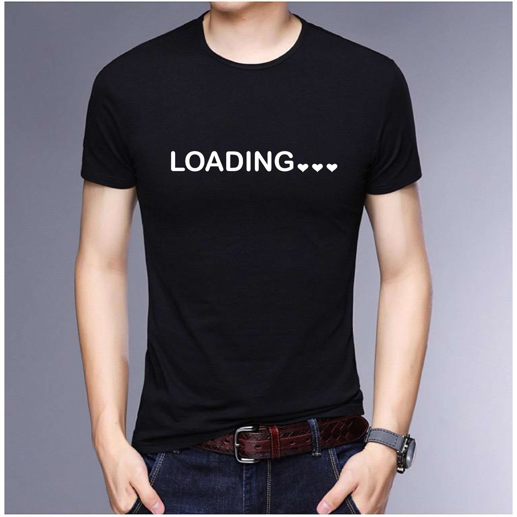 BS/COD/BAJU KAOS TANGAN PENDEK LOADING PRIA REALPICTURE