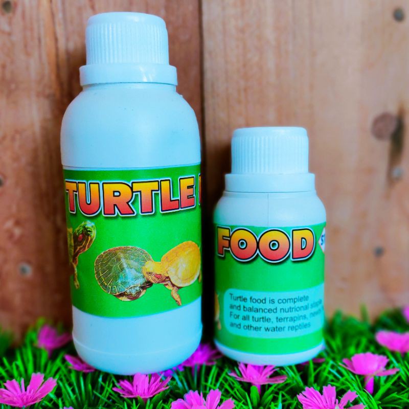 makanan kura kura turtle food 120gr Butiran 2mm apung pakan kura kura