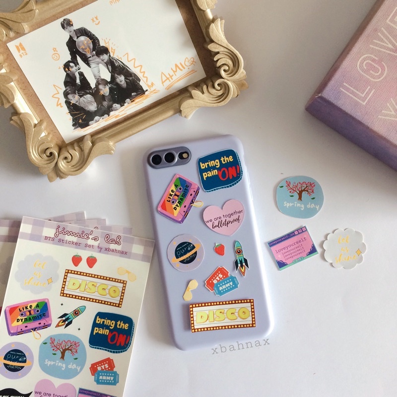 BTS sticker aesthetic / stiker lagu bangtan ala korea korea