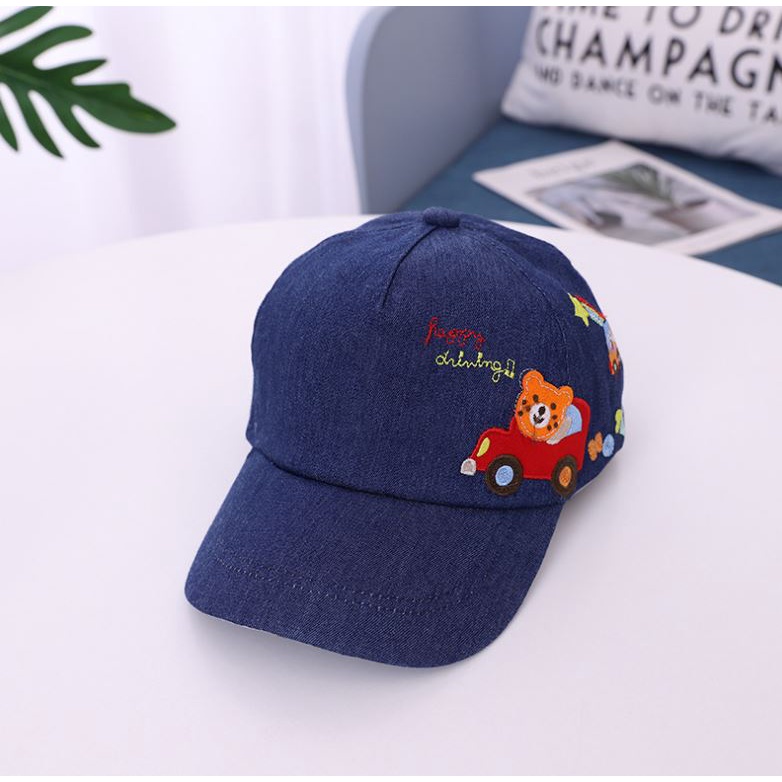 Topi Anak Baseball Gambar Mobil Cars Lucu Impor-3