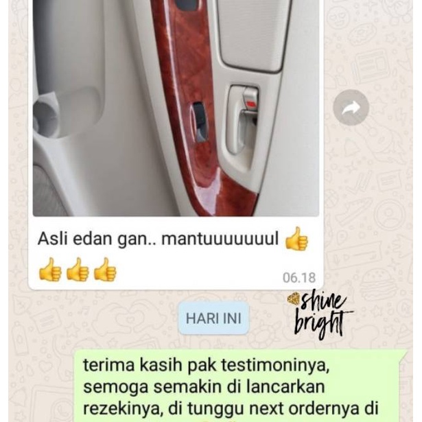 Pembersih interior mobil / dashboard / jok kulit / bludru / Plafon / doortrim / interior cleaner