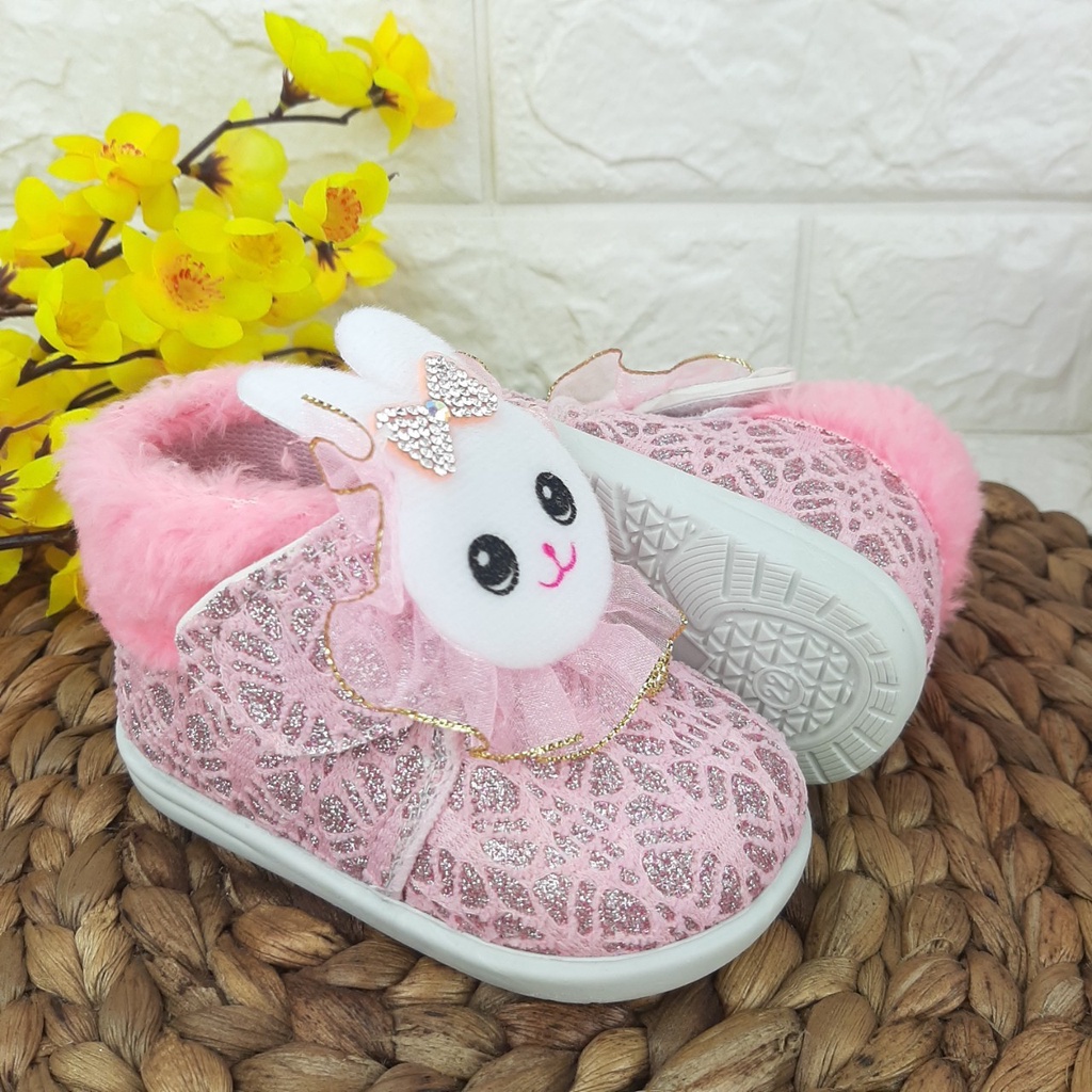 mandirishoesstore-SEPATU PESTA BONEKA ANAK BUNYI CIT CIT 1 2 3 TAHUN FAY24