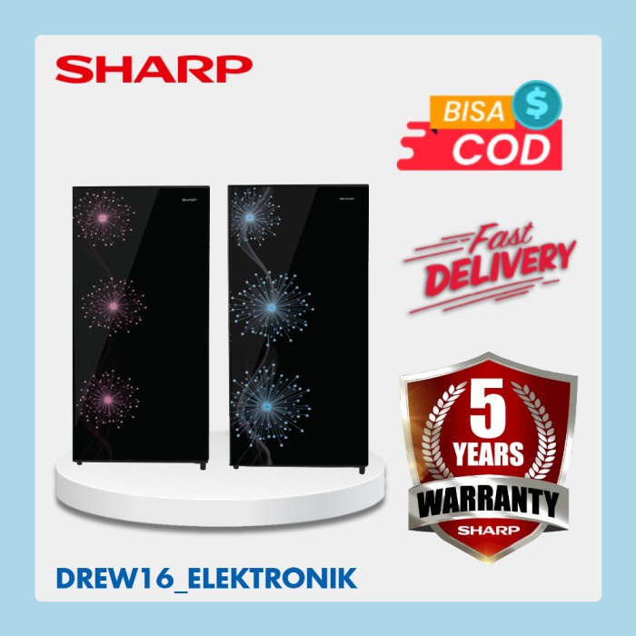 [Dapur] Kulkas 1 Pintu Sharp Sjx-187 Shine New Series - Elektronik Dan Perangkat Dapur
