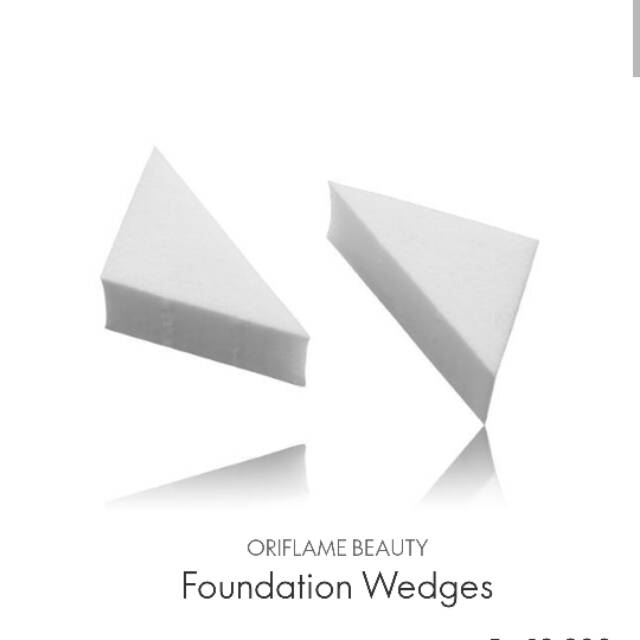 Foundation wedges oriflame// spon foundation