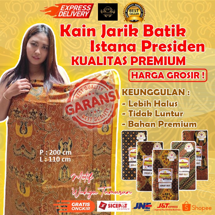 Kain Batik kain Jarik Batik Prodo Solo Motif Wahyu Truntum Jarit Seserahan Sewek Nikahan jarik siram