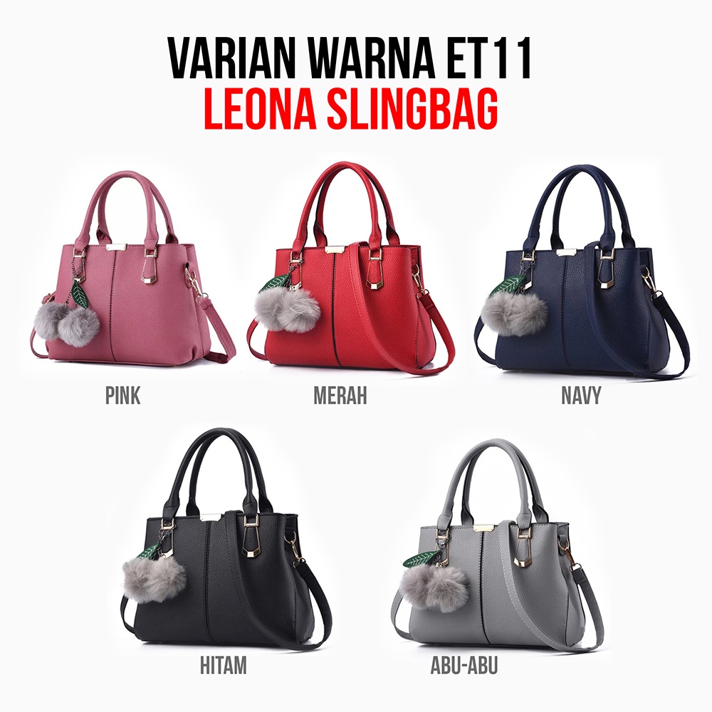 Tas Selempang Wanita Tote Bag Leona Elegant Slingbag ET11