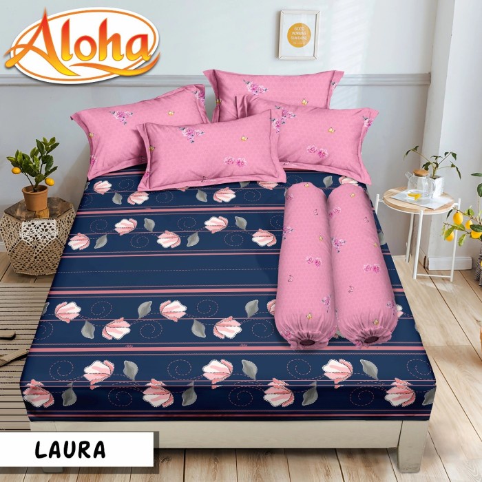 Sprei Aloha 180 X 200 Laura Murah