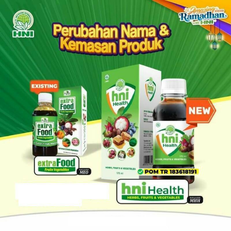 Extra food Penambah Nafsu Makan Multivitamin Anak dan Dewasa