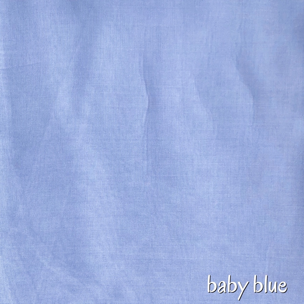 BASIC VOAL Part 1 Umama Jilbab Hijab Kerudung Scarf Segi Empat SegiEmpat POLOS-Baby Blue
