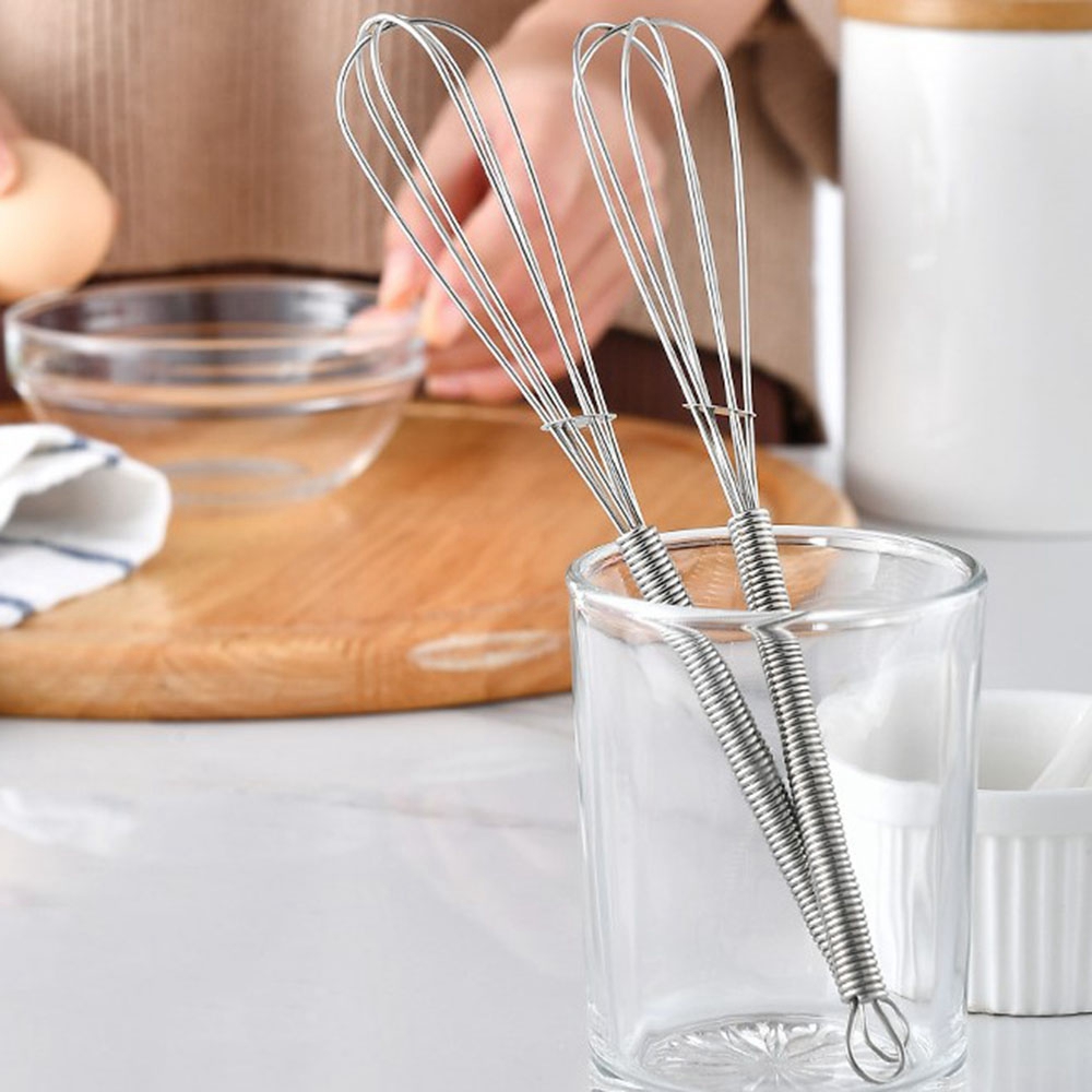 REBUY Multifunctional Egg Beater Manual Kitchen Gadgets Whisk Stainless Steel Blender Egg Mixer Eco-Friendly Rotary Baking Egg Tool