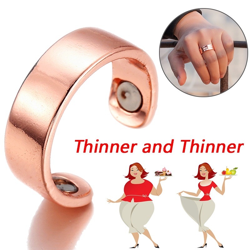 Cincin Magnetik 4 magnet adjustable Untuk Pria Dan Wanita