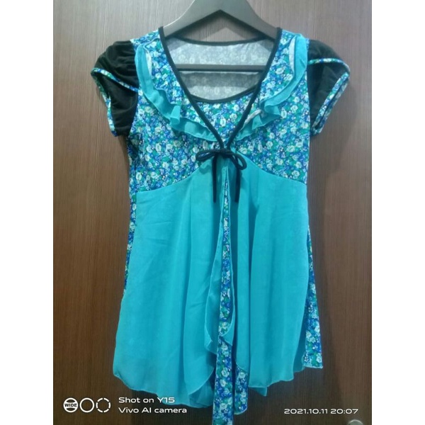 atasan lengan pendek Merk l❤CAVELL