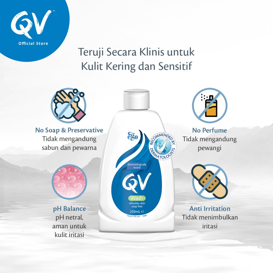 QV Cleanser / QV Pembersih Kulit / Gentle Wash / Intensive Wash