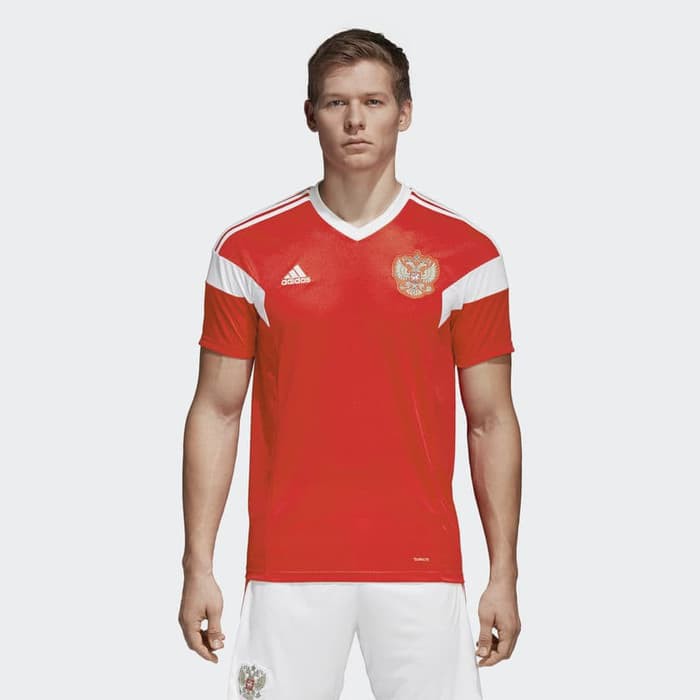 JERSEY BOLA RUSSIA OFFICIAL WORLD CUP PIALA DUNIA 2018 GRADE ORI - RUSSIA HOME,