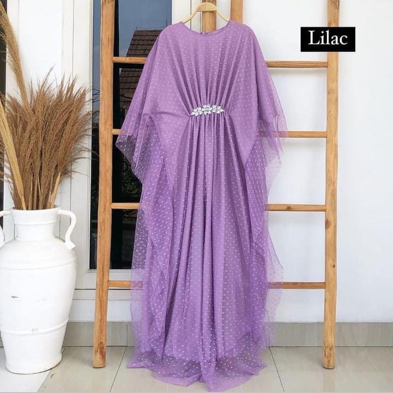 Kaftan Batik Viscose Polos 01/20 - Nienfashion Kaftan Lebaran / Kaftan Maria /  Gamis Kaftan Terbaru