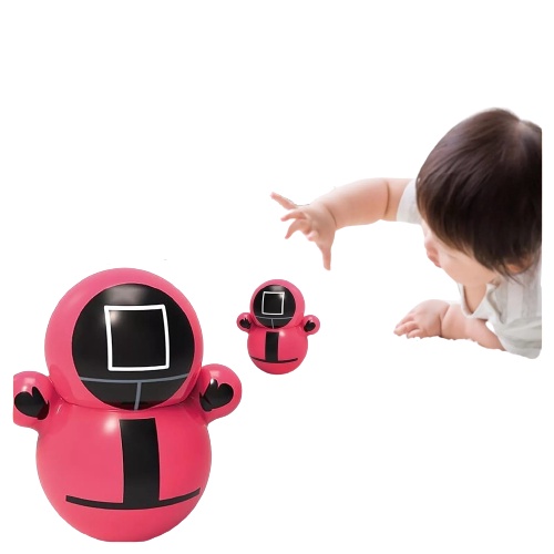 ☛TK☚ Squid Game Tumbler Stress Relief Toy / Mainan Tumbler Squid game / Boneka Goyang Squid Game / Boneka Goyang Mini Lucu Import T003