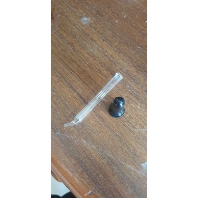 pipet kaca 30ml, ujung bengkok