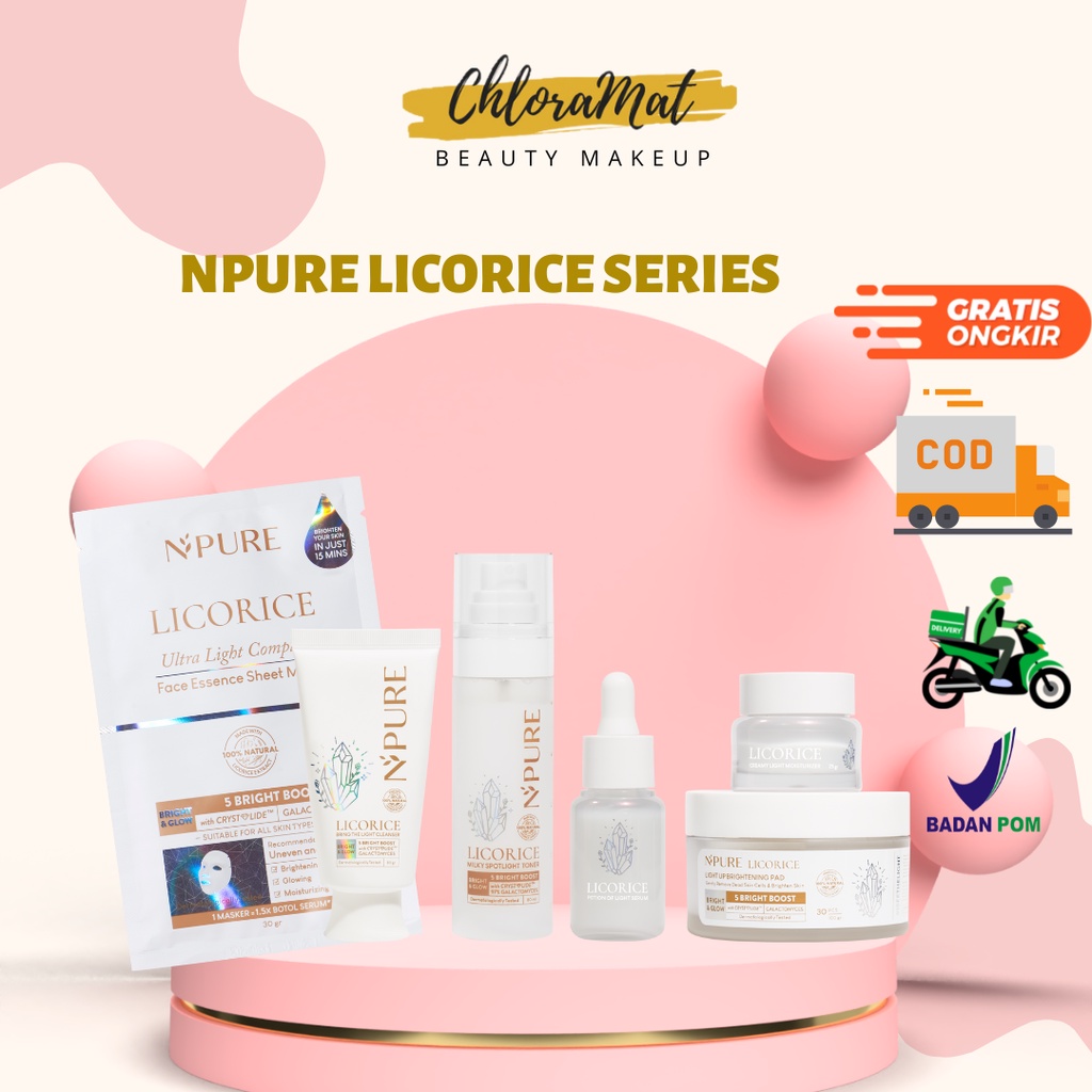 Jual NPURE LICORICE BRING THE LIGHT CLEANSER/LICORICE LIGHT UP