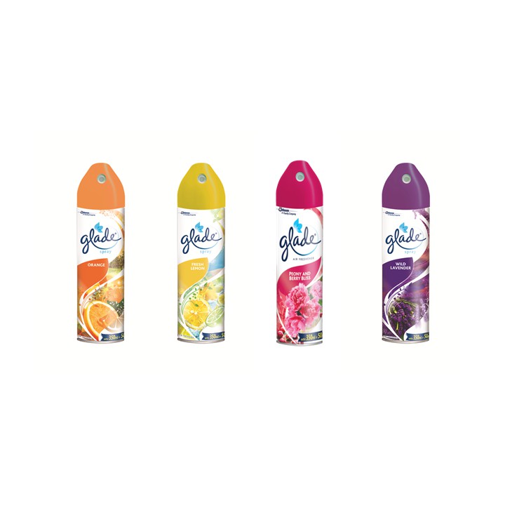 Glade Aerosol Air Freshener Peony And Berry Bliss 350 Ml