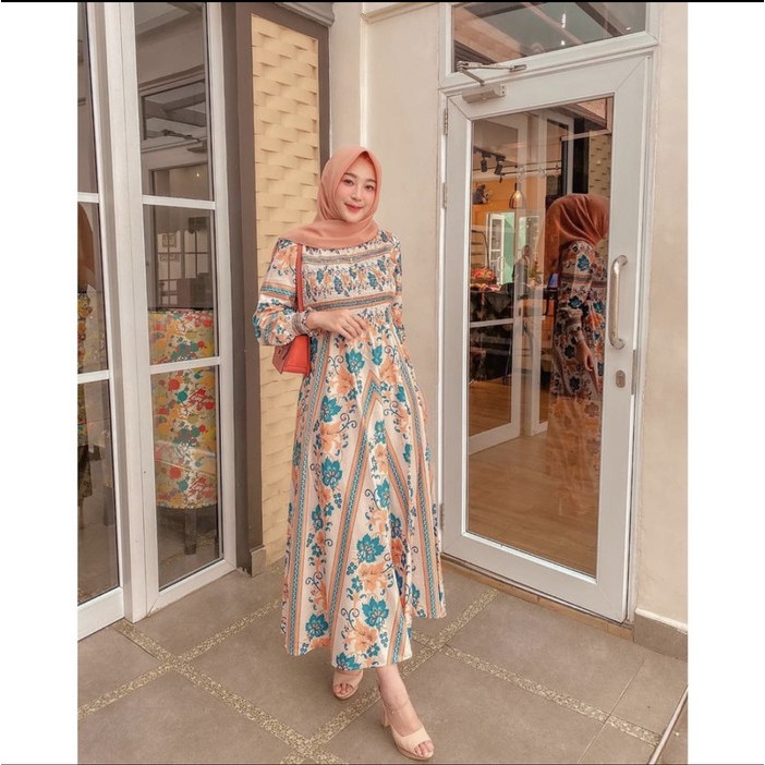 Gamis zara/smock dress import ready stock fashion wanita muslim