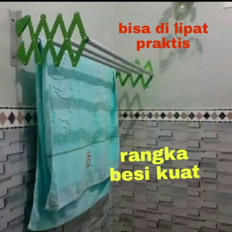 JEMURAN DINDING LIPAT 4PIPA