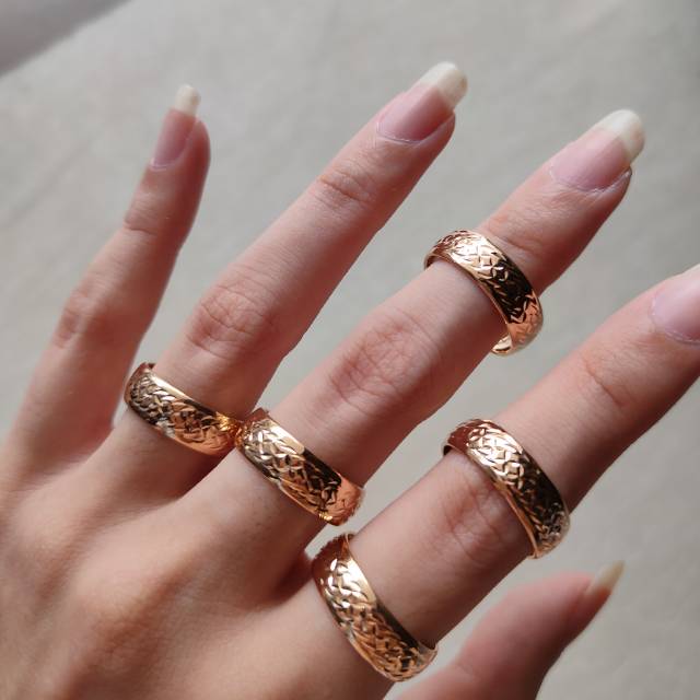 Cincin polos emas asli 375 Shopee Indonesia Cincin polos emas asli 375 Shopee Indonesia