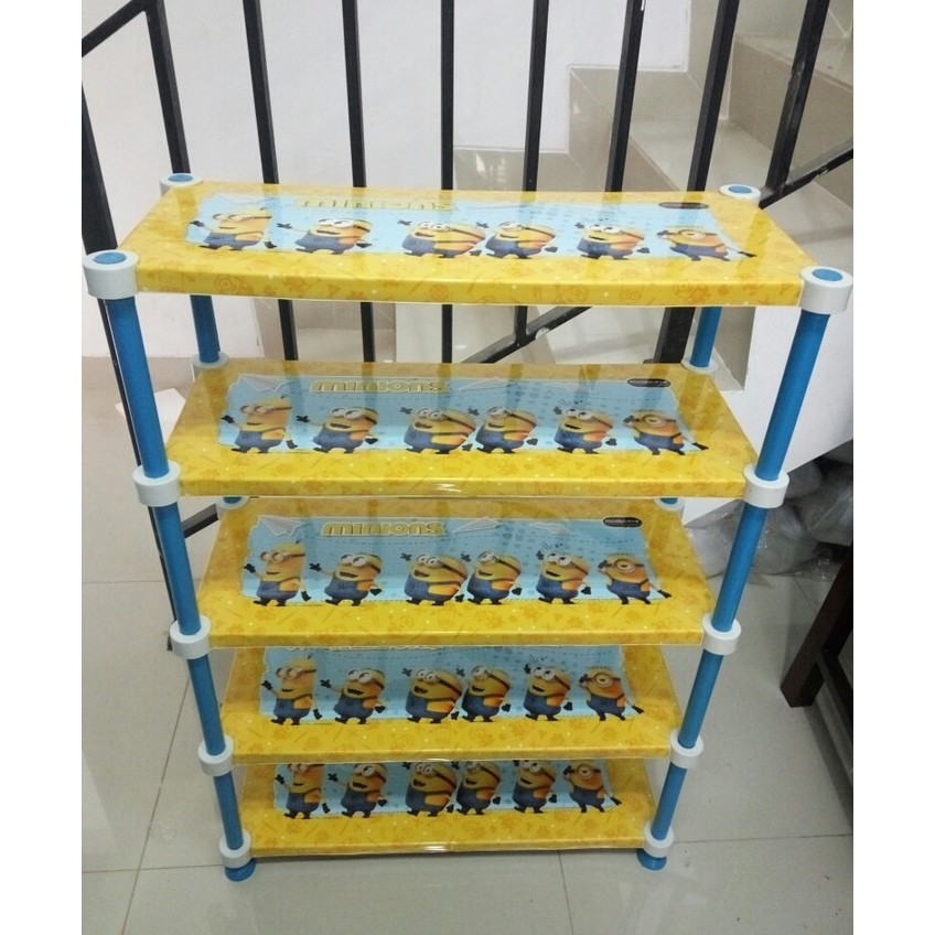 Rak Sepatu Plastik / Serbaguna - Naiba 5 Susun