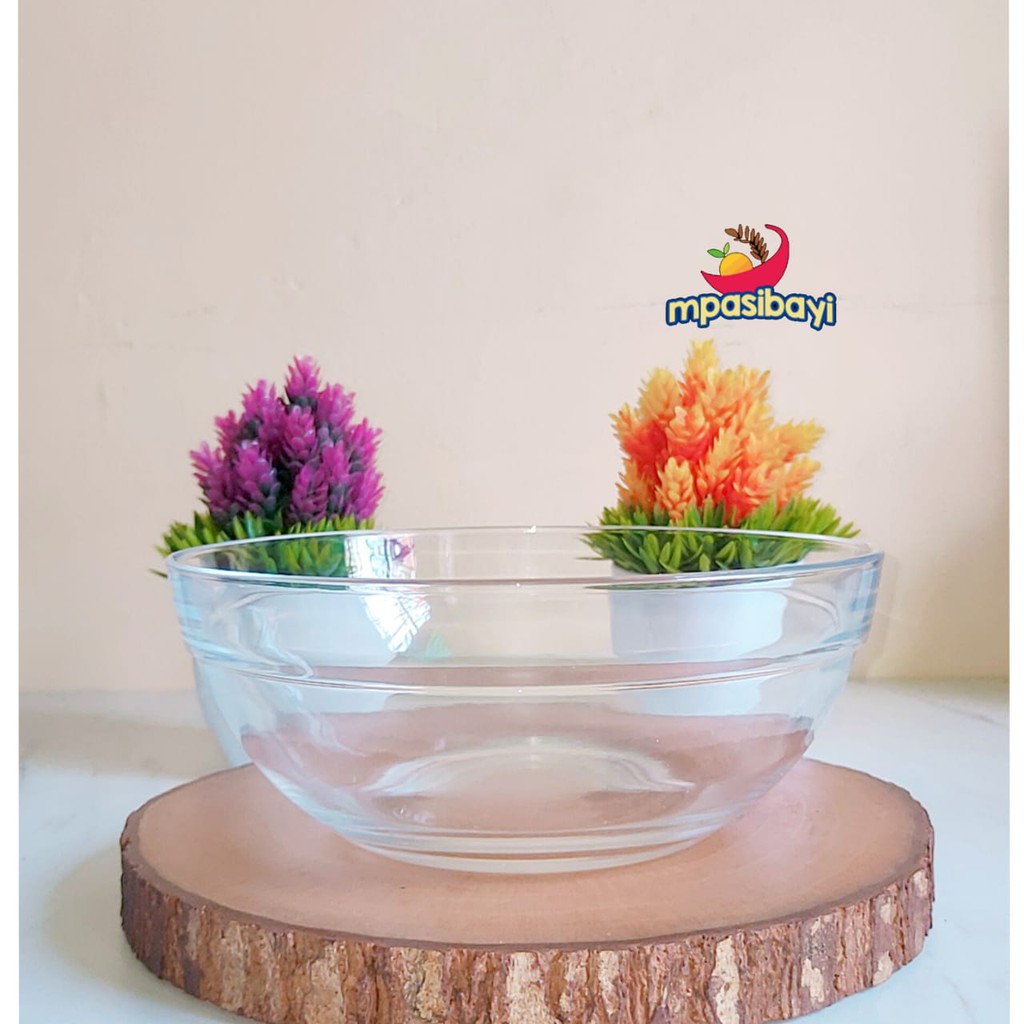 Mixer bowl mangkuk kaca besar serbaguna tebal
