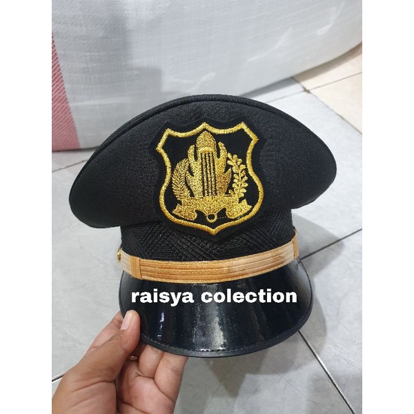 topi pet satpam terbaru / topi pet security terbaru