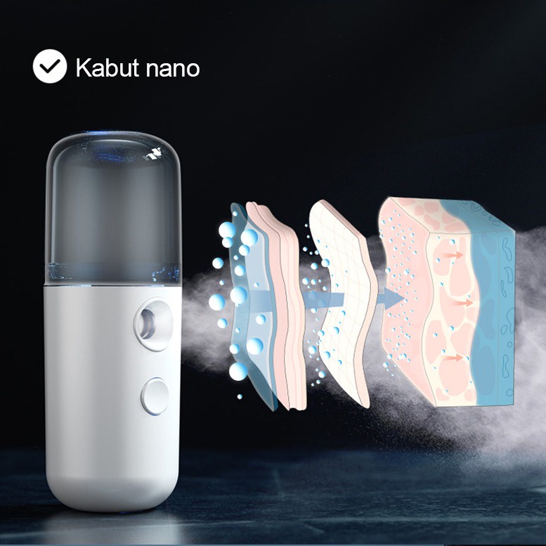 Nano Spray Wajah Nano Spray Mini Portable USB Nano Spray Murah Face Mist Sprayer Handy Mist Spray