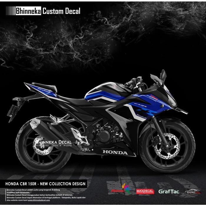 DECAL REGULER CLASS CBR 150 R HRC BLACK