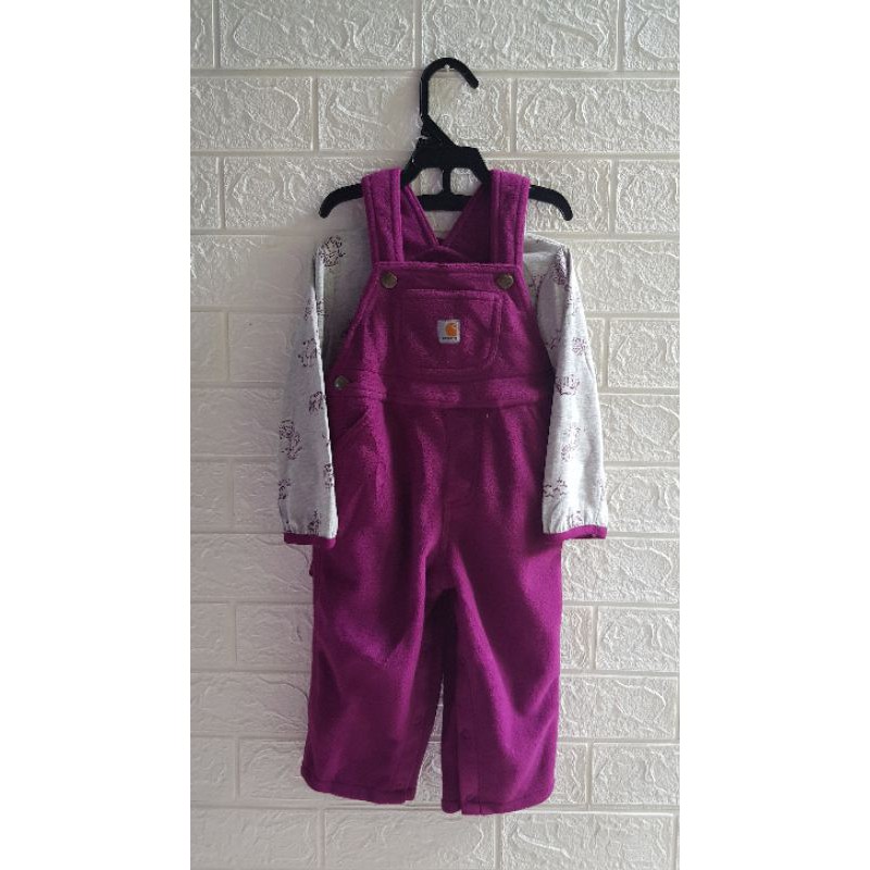 Overall set baby girl carhartt