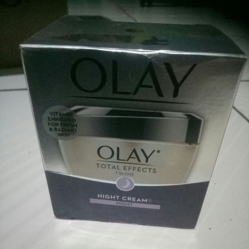 Olay Total Effects 7 In One Anti Aging Night Cream 50gr ORIGINAL 100%