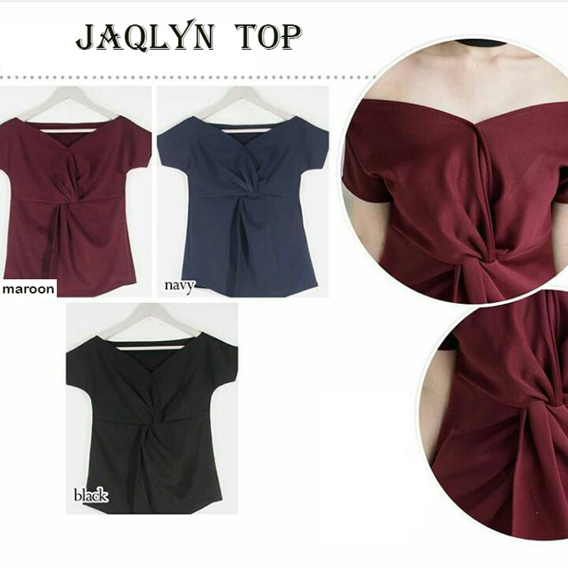 JAQLYN TOP - Atasan Batik Blouse Batik Modern Wanita Cheongsam Premium HQ