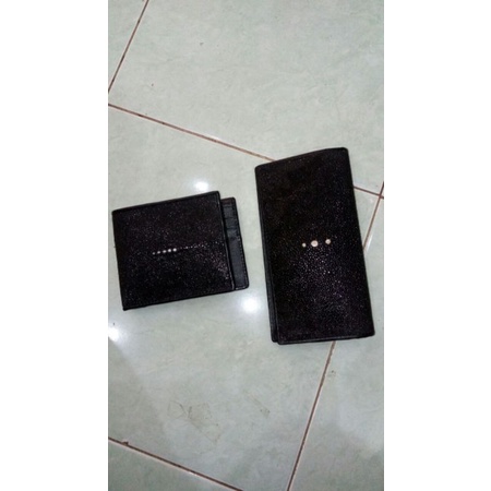 dompet kulit ikan pari couple
