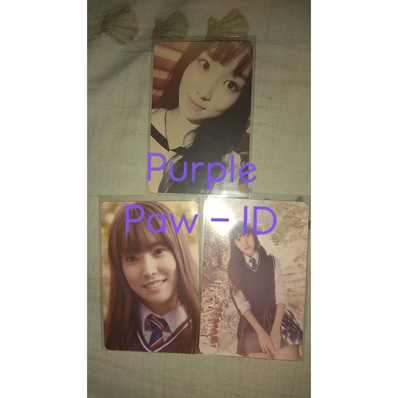 GFRIEND PHOTOCARD / PC YUJU FLOWERBUD SNOWFLAKE