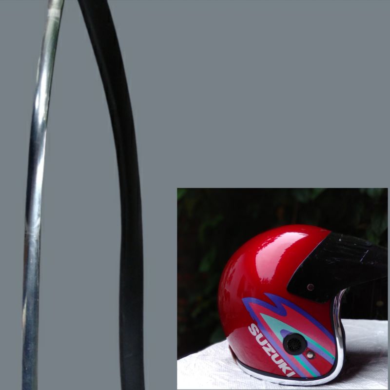 lis crom helm lis helm jadul lawas custom