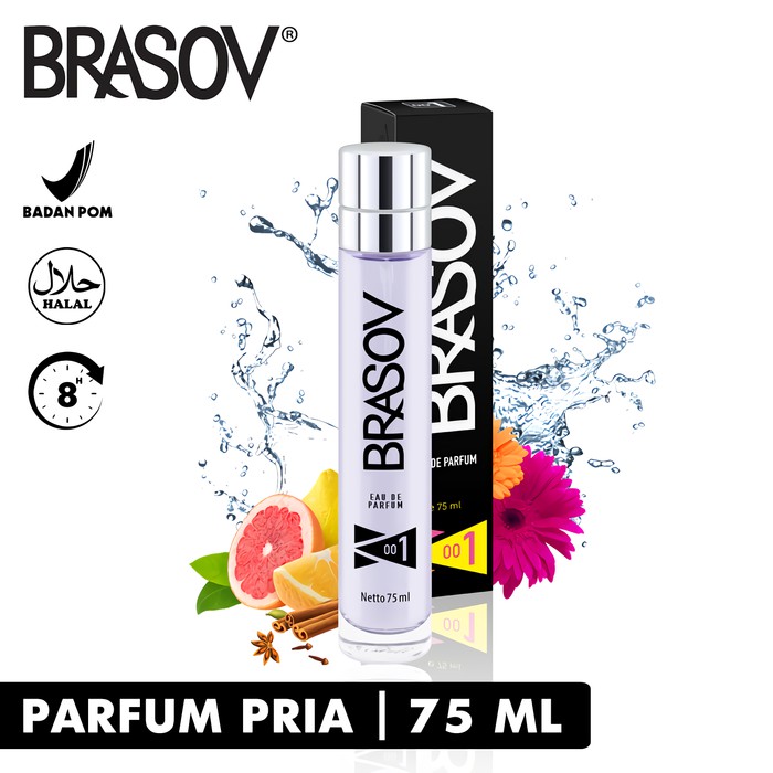 BRASOOV Parfum 75 ML Eau De Parfum HALAL Perfume Spray