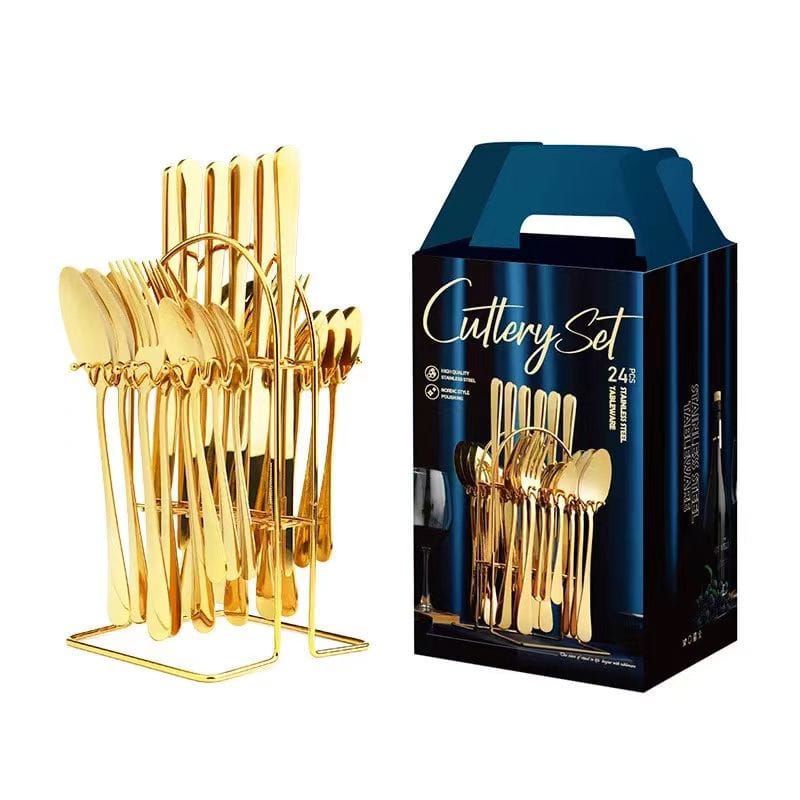 Hampers Sendok Sultan Set Premium / Cutlery Set 6 SET ISI 24 PCS